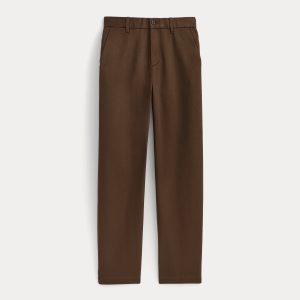 Organic Twill Straight Chino | Cocoa